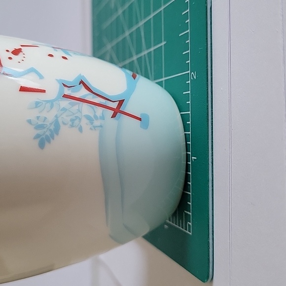 STARBUCKS COFFEE Holiday 2007. Penguin and  Snowman. Color red an light blue. - Picture 6 of 10